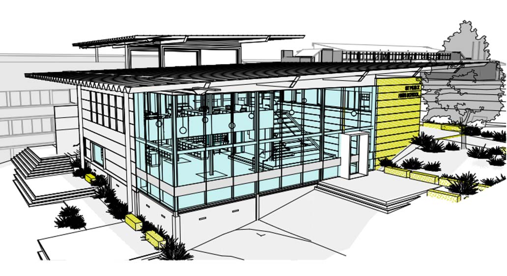 St Pius X High School – Library, Adamstown NSW