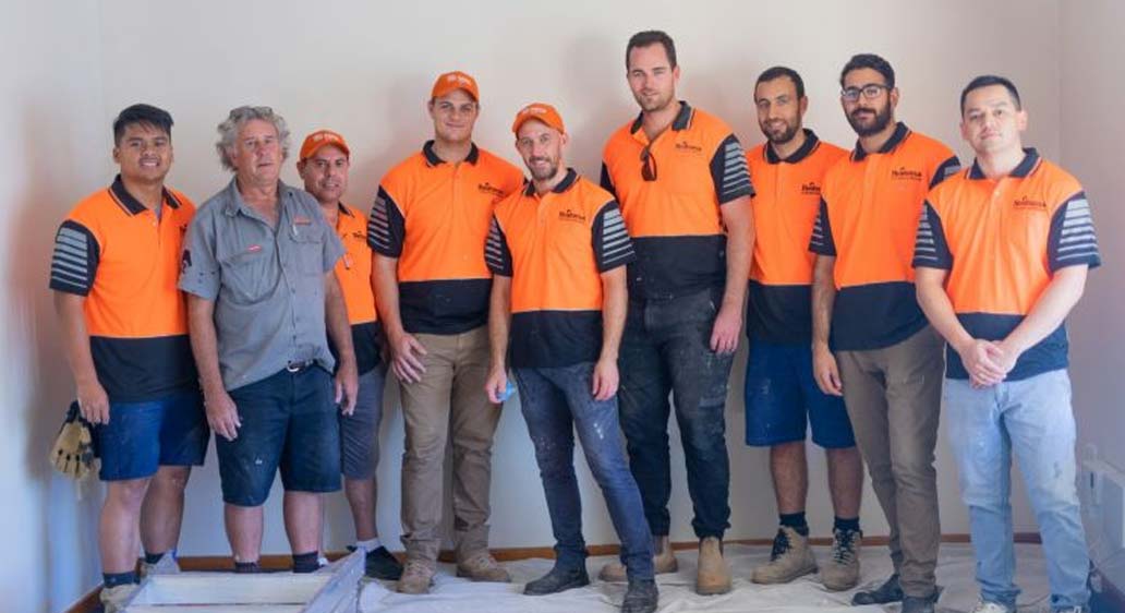 Reitsma volunteers at Habitat for Humanity NSW