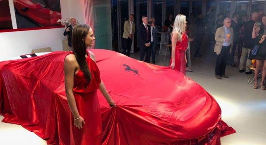 Reitsma attended the launch party of Ferrari North Shore