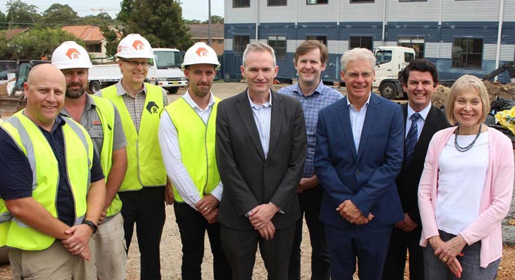Great to have the MP David Coleman visit our St George Christian School Development