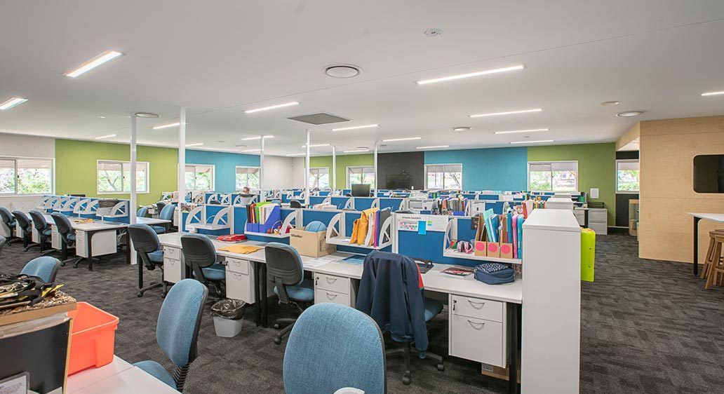 St John Paul II Catholic College – Staff room refurbishment, Quakers Hill NSW