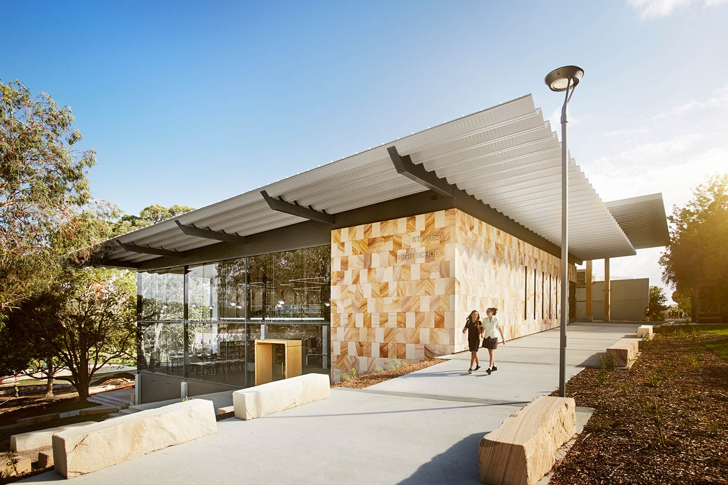 St Pius X High School Library, Adamstown Reitsma Constructions