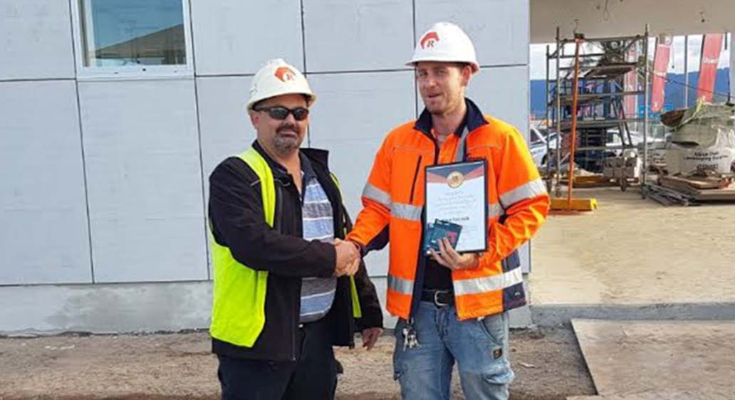 June Safety Award Winner – Alex Tocock