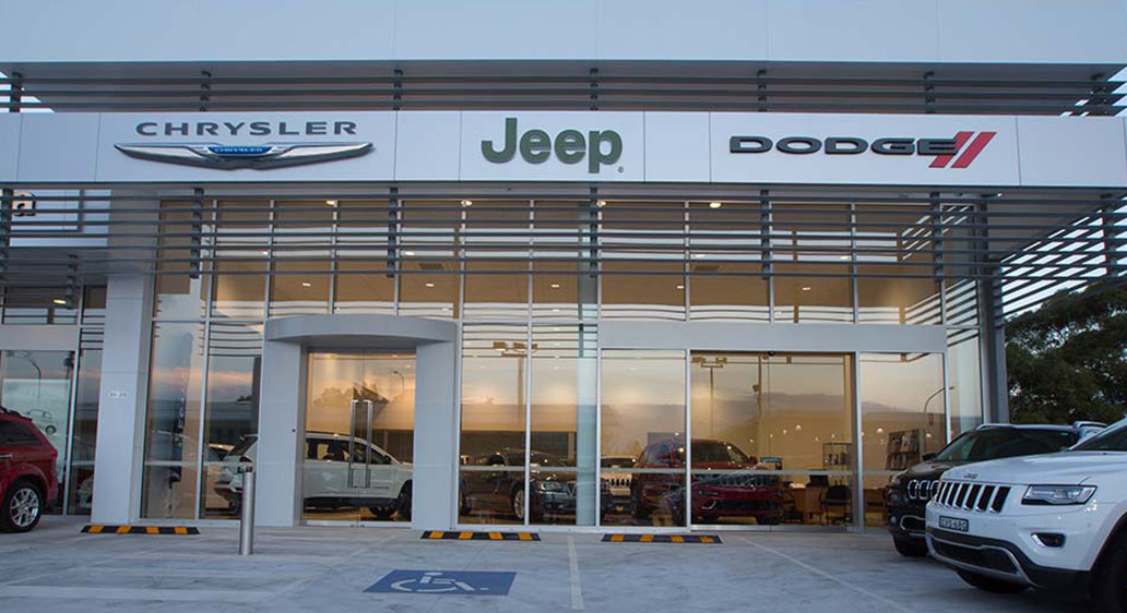 Chrysler, Jeep, Alfa, Fiat and Dodge Showrooms, Parramatta NSW