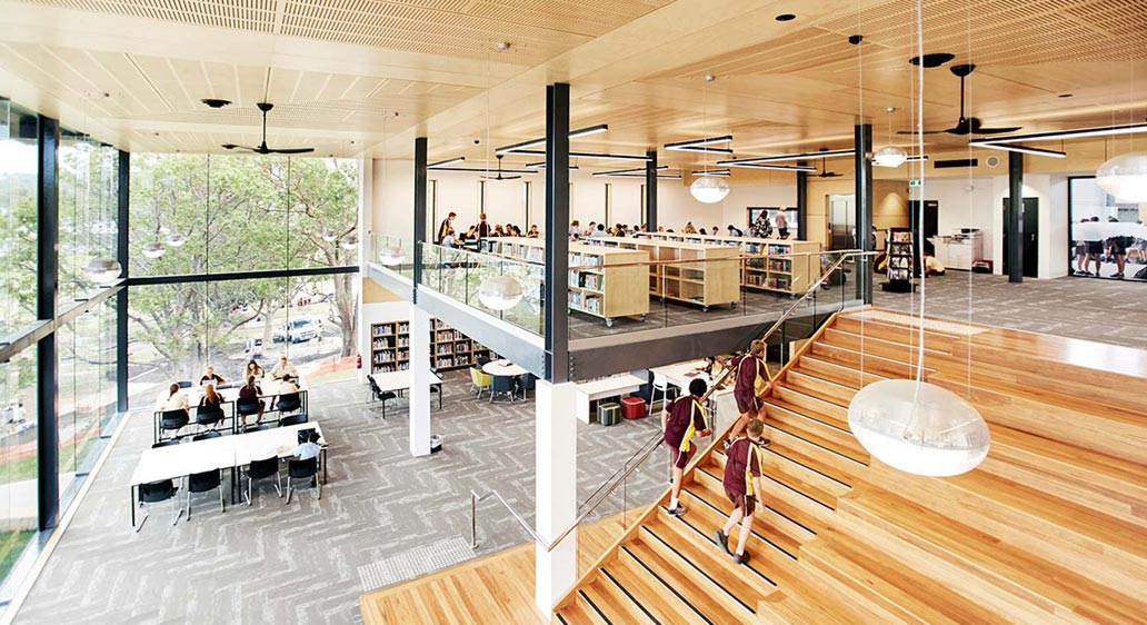 Another award for St Pius X High School – Library, Adamstown NSW