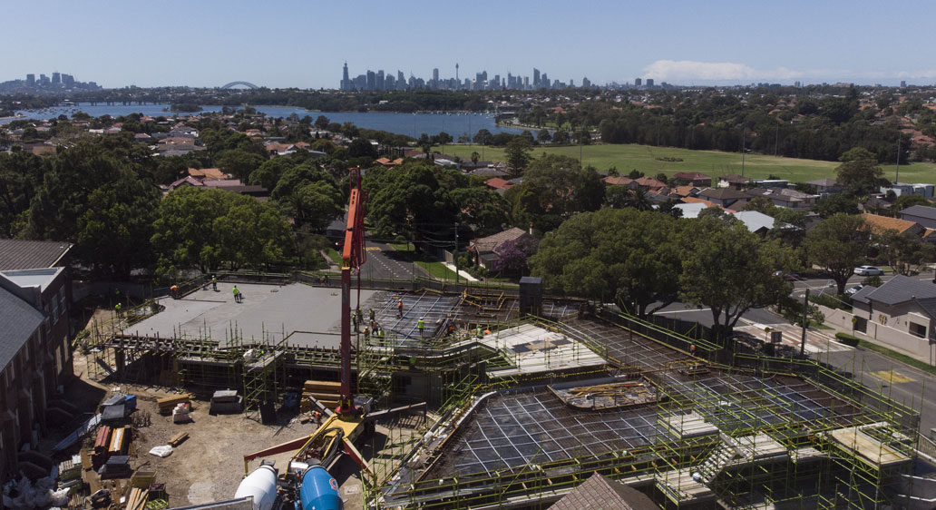 Another successful pour at Domremy Catholic College, Five Dock