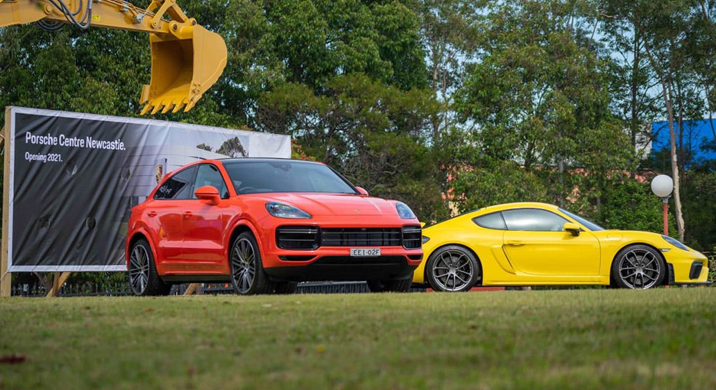 Porsche Centre Newcastle ground-breaking ceremony