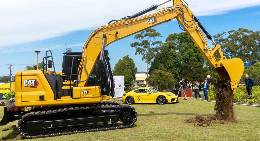 Porsche Centre Newcastle ground-breaking ceremony