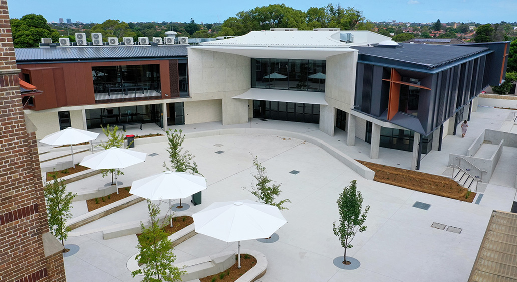 Sneak peek of the recently completed Domremy Catholic College, Five Dock NSW