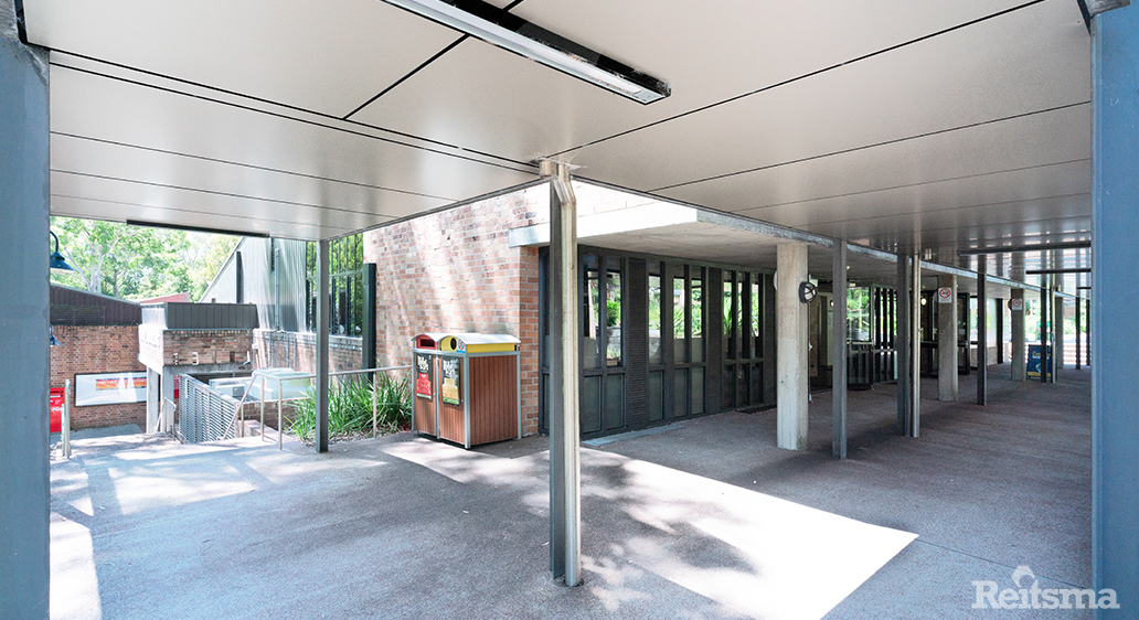 Facade upgrade works at the University of Newcastle