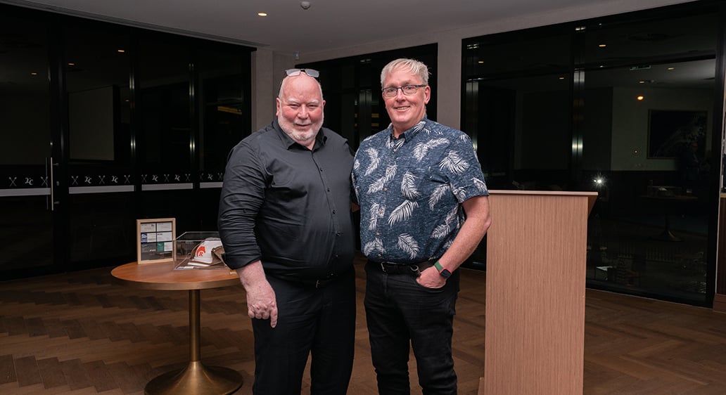 Retirement celebration, Wayne Coburn ( 50 years in the construction industry )