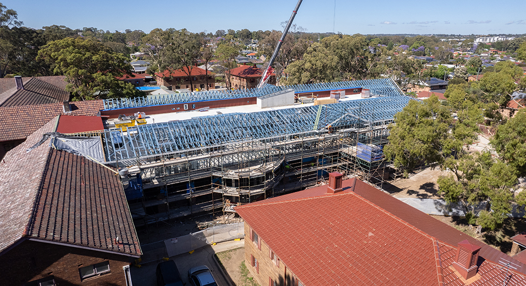 Project update – Campion College Toongabbie ( Library & Houses 3,4,5 & 6 )