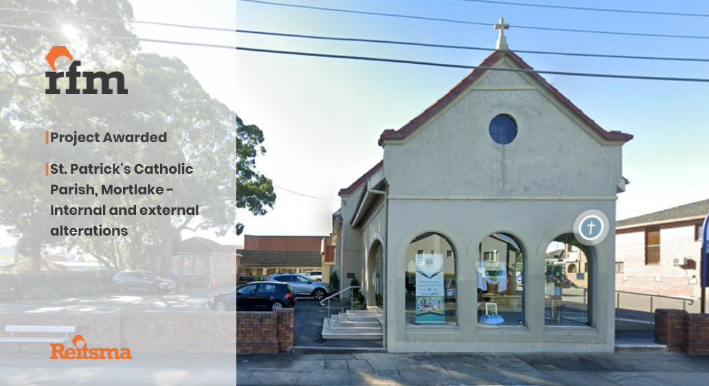Project awarded – St. Patrick’s Catholic Parish, Mortlake