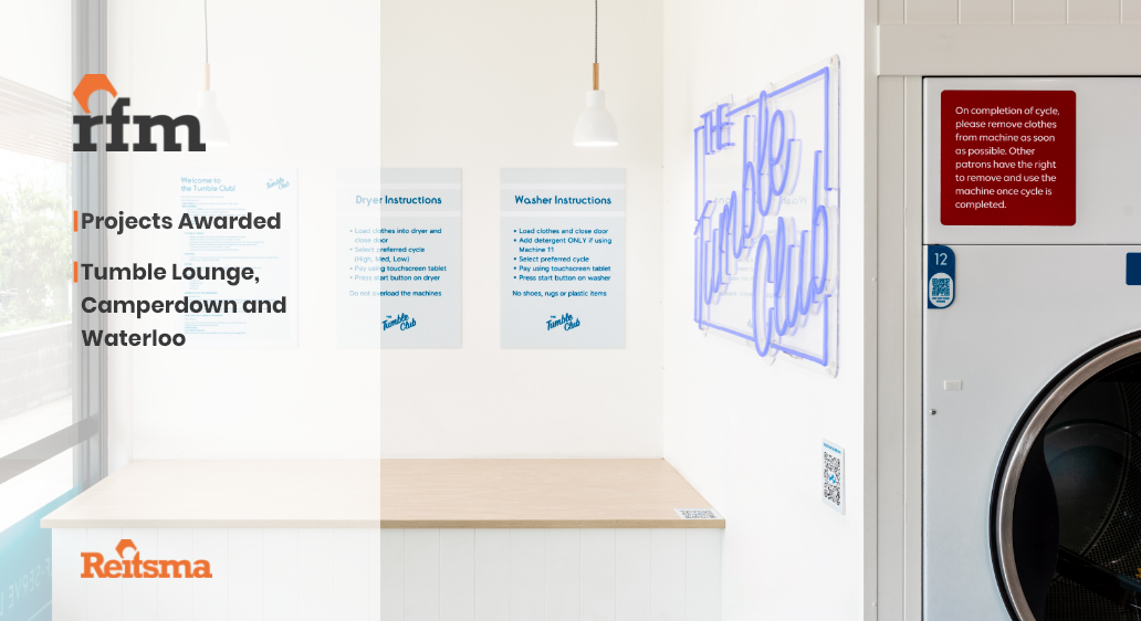 New projects Awarded – Tumble Lounge, Camperdown and Waterloo