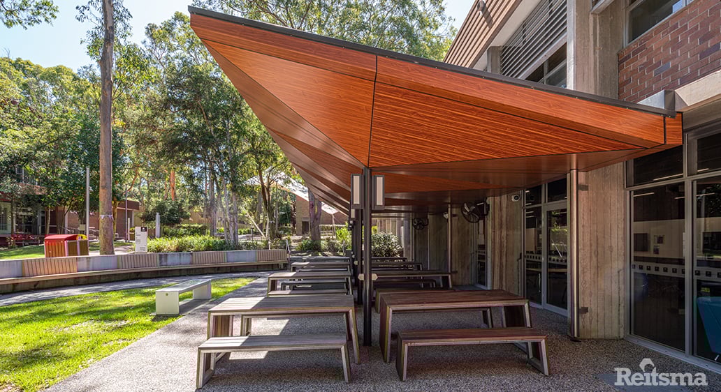 Facade upgrade works at the University of Newcastle