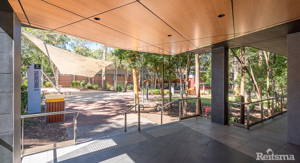 Facade upgrade works at the University of Newcastle
