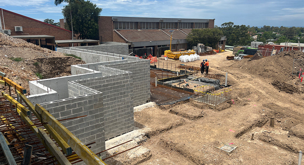 Project update: Gilroy Catholic College, Castle Hill