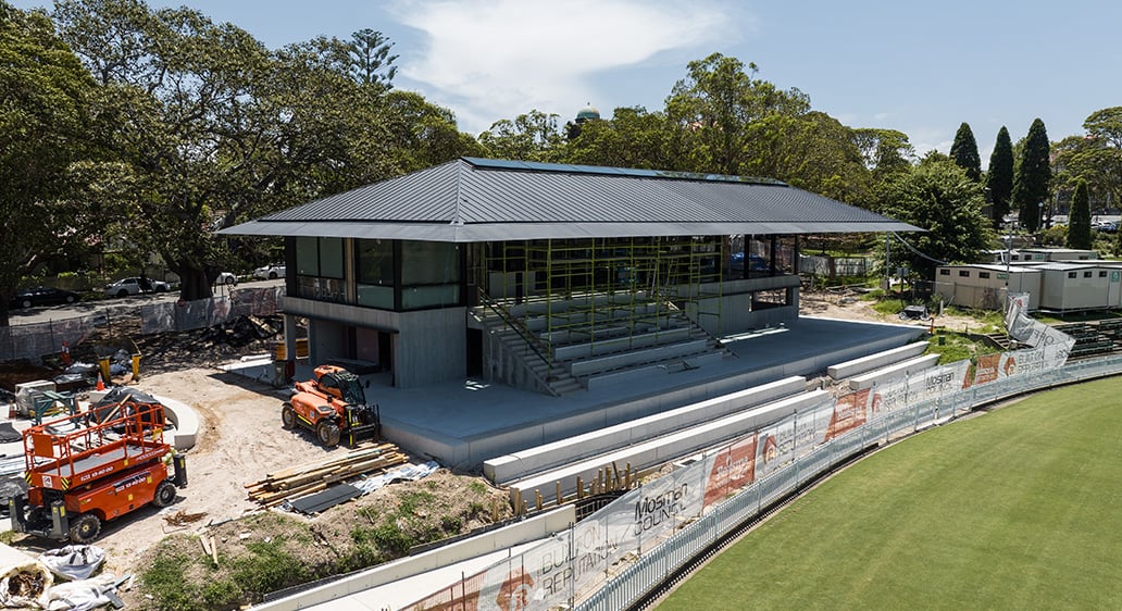 Project update – Allan Border Oval Pavillion, Mosman