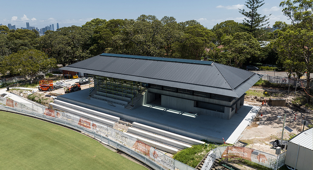 Project update – Allan Border Oval Pavillion, Mosman