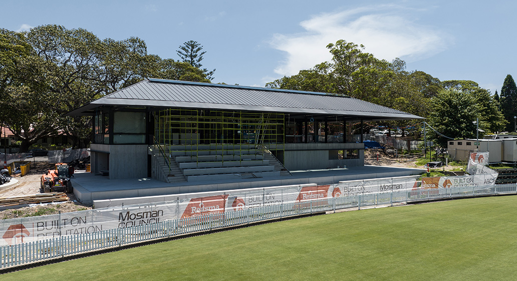 Project update – Allan Border Oval Pavillion, Mosman