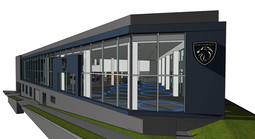 New Project Won: Peugeot Dealership, Artarmon