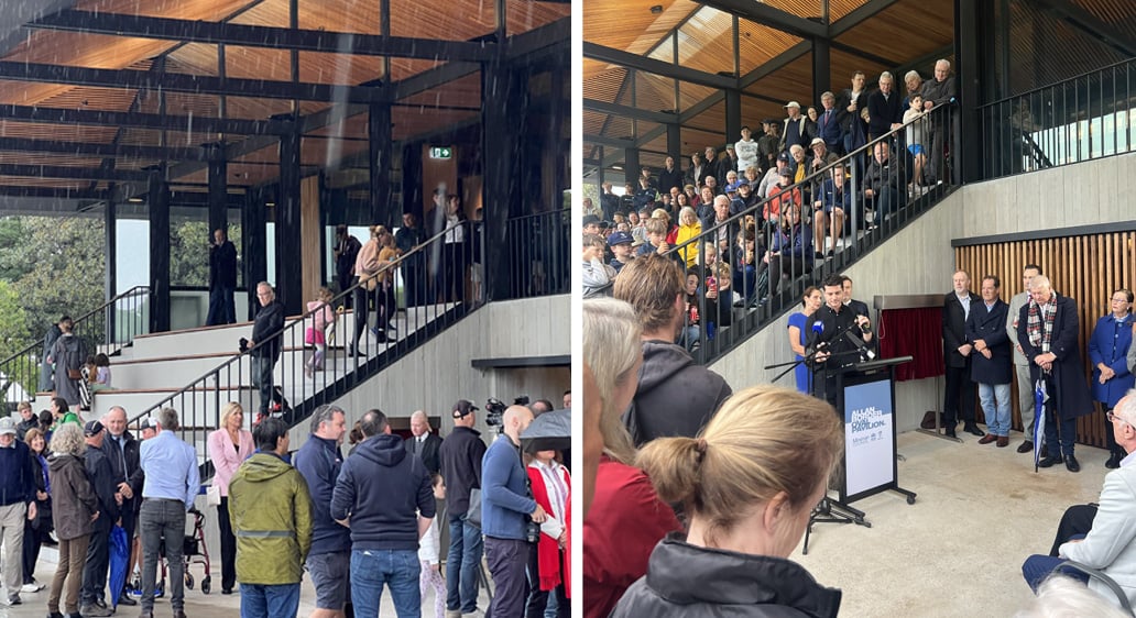Project Grand Opening – Allan Border Oval Pavillion