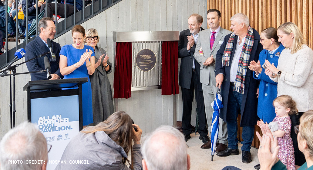Project Grand Opening – Allan Border Oval Pavillion