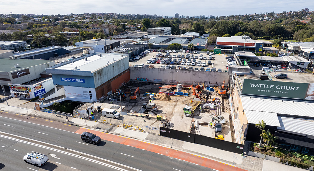 Site meeting & Project update at King Living, Balgowlah NSW