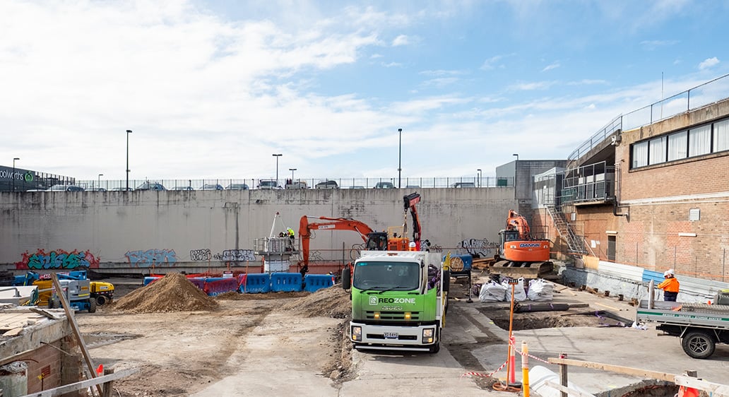 Site meeting & Project update at King Living, Balgowlah NSW