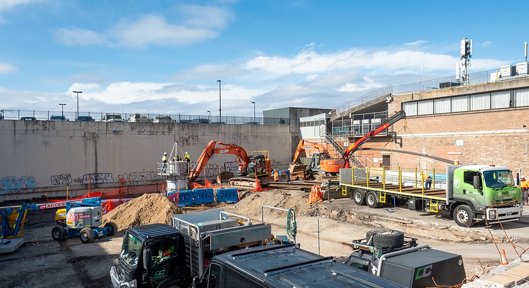 Site meeting & Project update at King Living, Balgowlah NSW