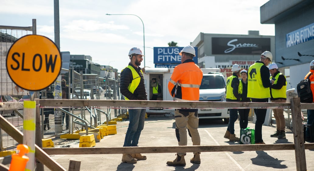 Site meeting & Project update at King Living, Balgowlah NSW