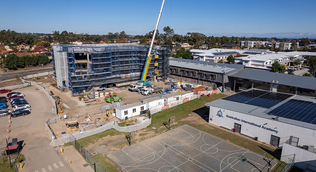 Project update: Australian International Academy – Stage 4, Kellyville NSW