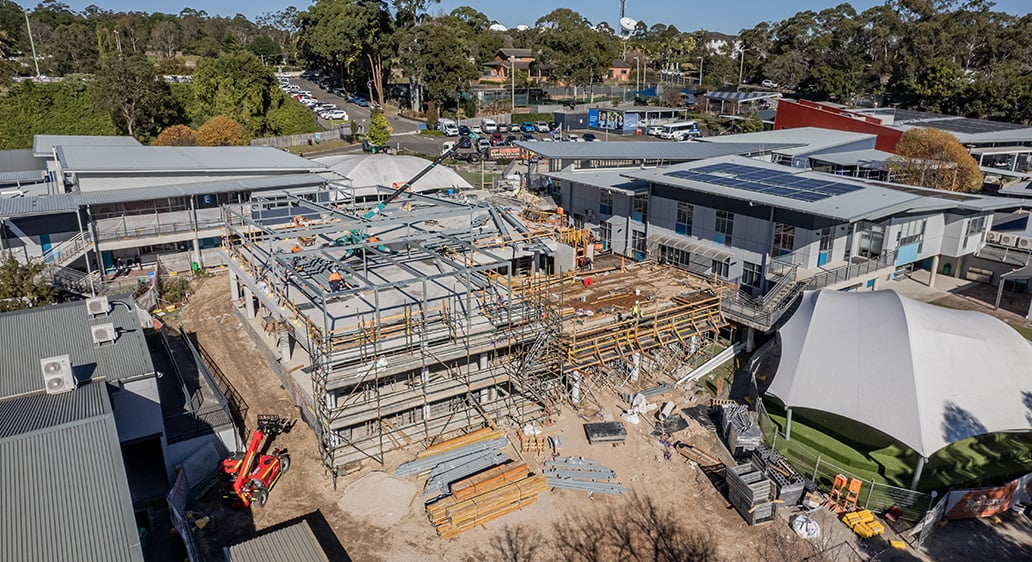 Project update: Learning Hub project at Covenant Christian School, Belrose NSW