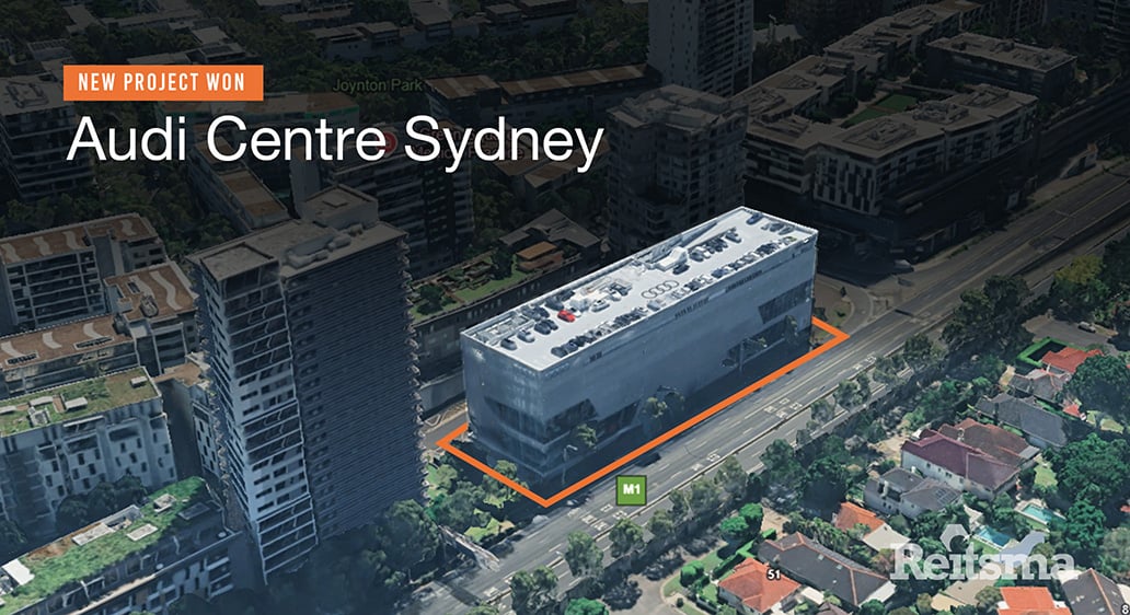 Project awarded: Audi Centre Sydney, Zetland NSW