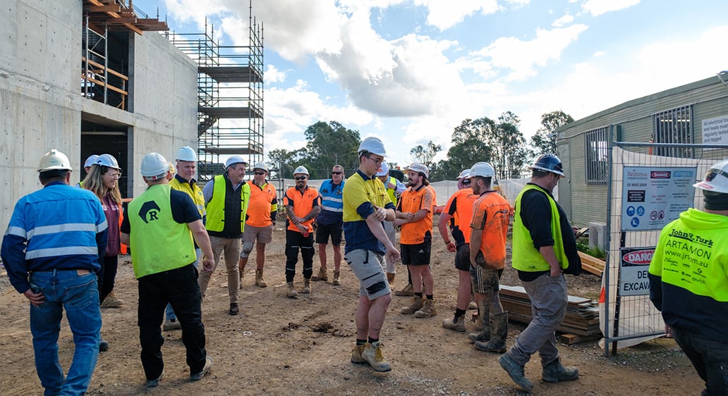 Mates in Construction at Amity College, Leppington