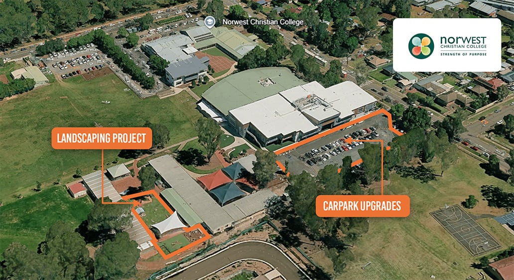 Carpark & Landscaping upgrades – Norwest Christian College