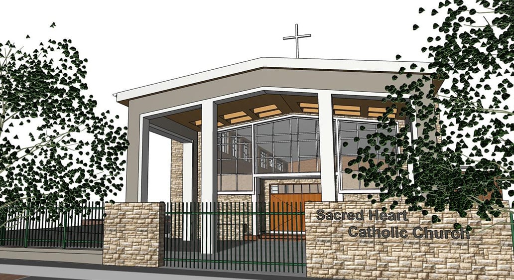 New project won: Porte Cochere at Sacred Heart Parish, Cabramatta NSW