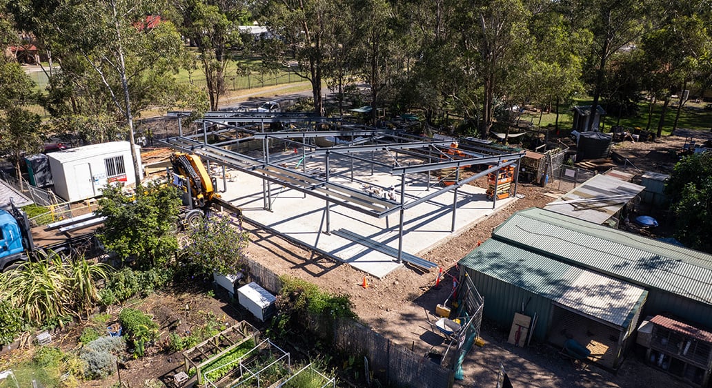 Project update: Agricultural Shed – Chifley College in Bidwill Campus