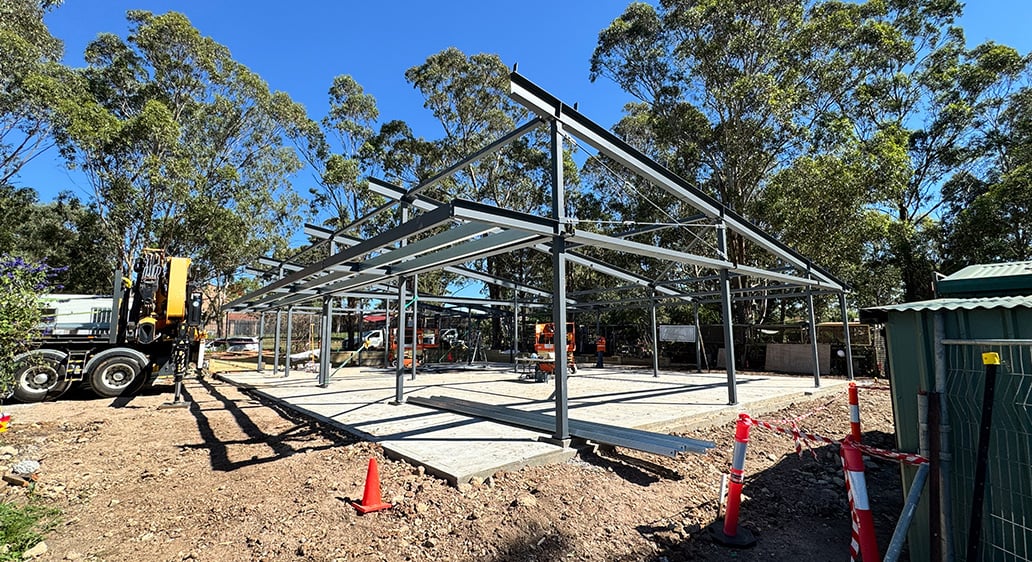 Project update: Agricultural Shed – Chifley College in Bidwill Campus