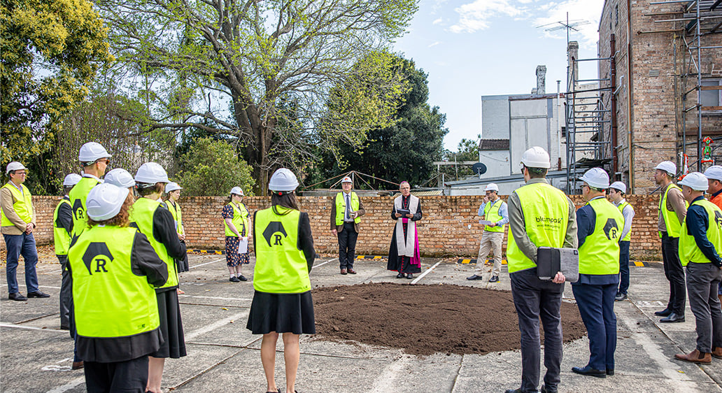 Blessing and groundbreaking ceremony – Archive Building