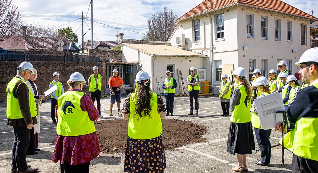 Blessing and groundbreaking ceremony – Archive Building