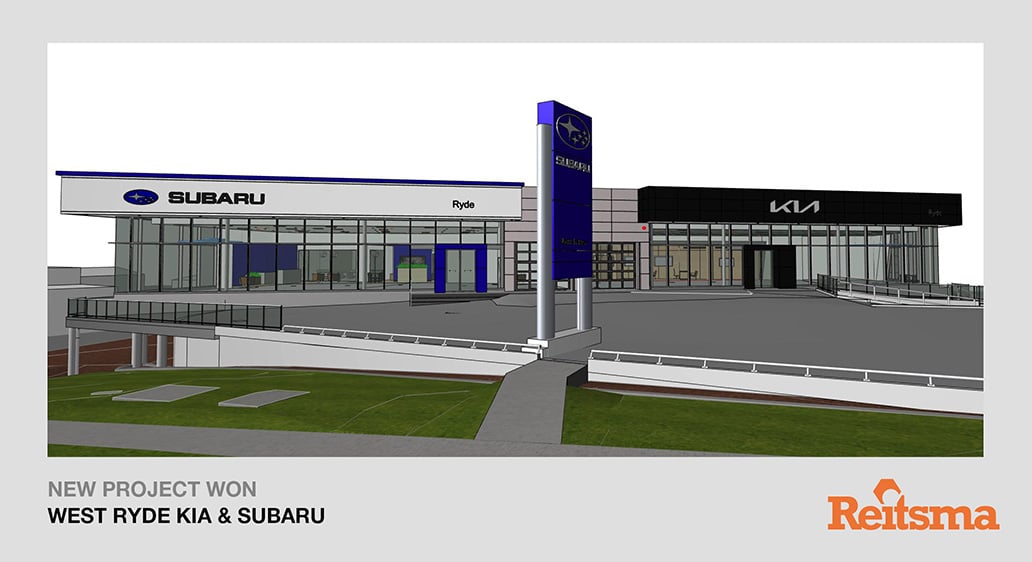 New project won: West Ryde Subaru & Kia