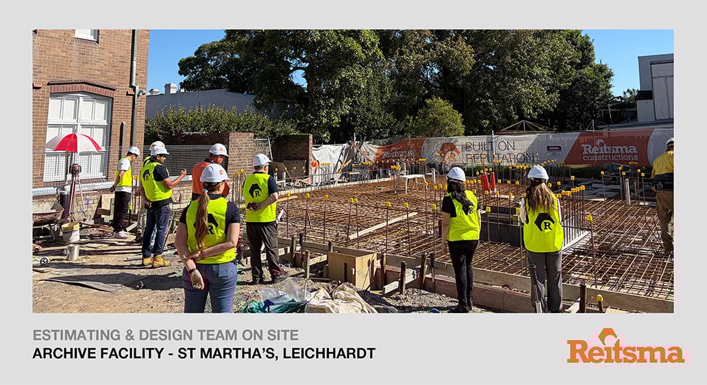 Design and Estimating teams visited the Archive Facility project