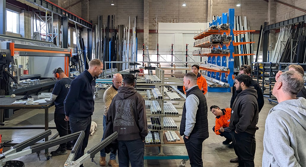 Cadet visits AJ Aluminium